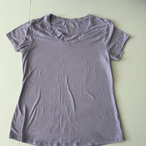 RBX Women’s Lavender Short Sleeve Crew Tee Activewear Shirt Medium